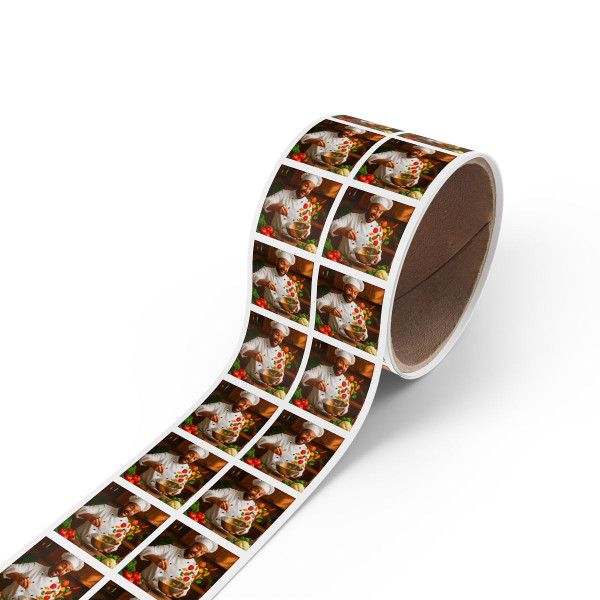 Whisk of Wonders - Square Sticker Label Rolls