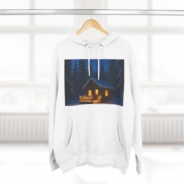Joyful Winter Wonderland - Three-Panel Fleece Hoodie Joyful Winter Wonderland - Three-Panel Fleece Hoodie