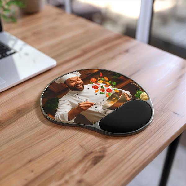 Whisk of Wonders - Mouse Pad With Wrist Rest Whisk of Wonders - Mouse Pad With Wrist Rest