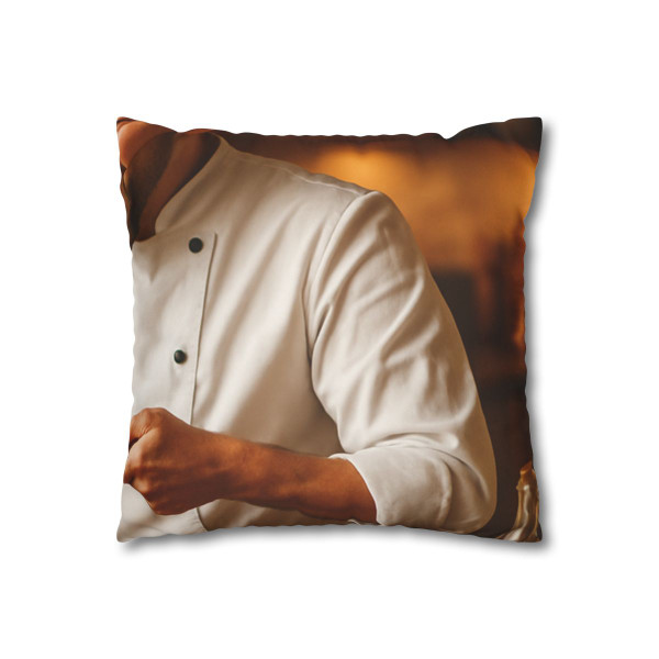 Whisk of Wonders - Faux Suede Square Pillowcase