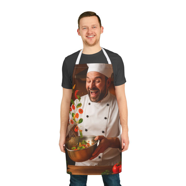 Whisk of Wonders - Apron, 5-Color Straps (AOP)