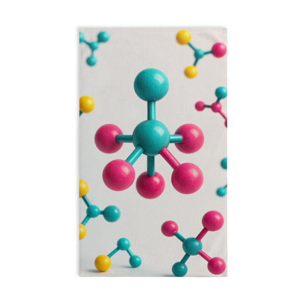 Molecular Harmony - Hand Towel