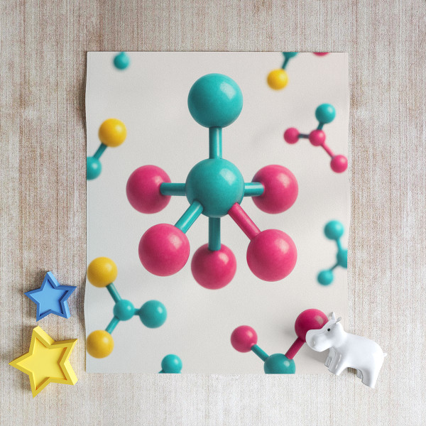 Molecular Harmony - Throw Blanket