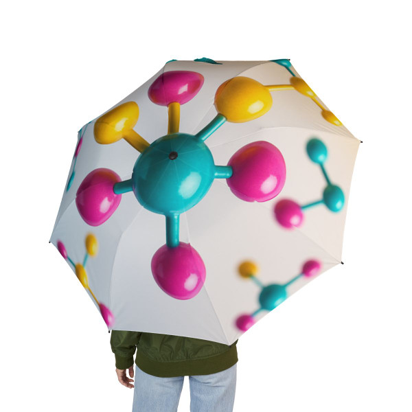 Molecular Harmony - Semi-Automatic Foldable Umbrella