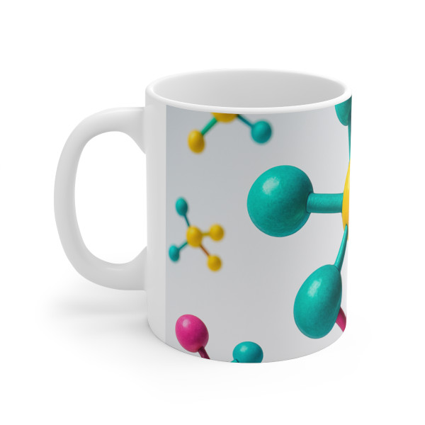 Molecular Harmony - Ceramic Coffee Cups, 11oz, 15oz