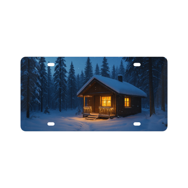 Joyful Winter Wonderland - License Plate