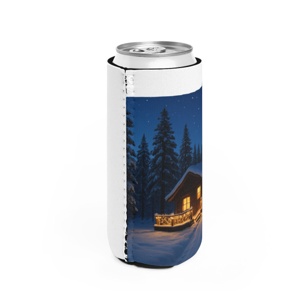 Joyful Winter Wonderland - Slim Can Cooler