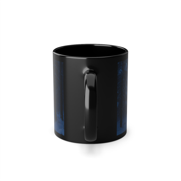 Joyful Winter Wonderland - Black Coffee Cup, 11oz