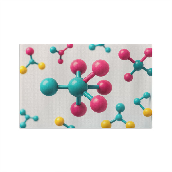 Molecular Harmony - Microfiber Tea Towel