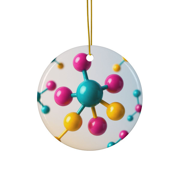 Molecular Harmony - Ceramic Ornaments, 2-Side Print, (1pc, 3pcs, 5pcs, 10pcs)