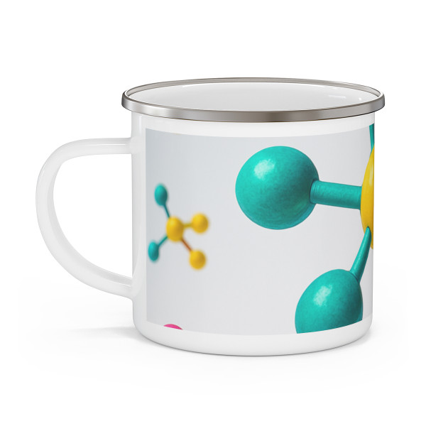 Molecular Harmony - Enamel Camping Mug