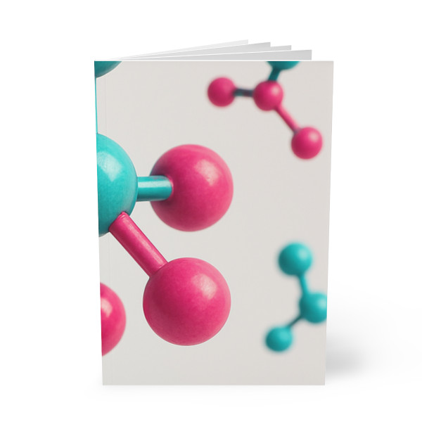 Molecular Harmony - Softcover Notebook, A5