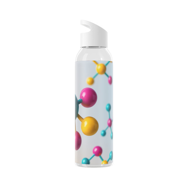 Molecular Harmony - Sky Water Bottle