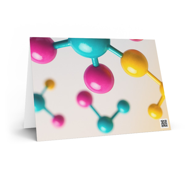 Molecular Harmony - Greeting Cards