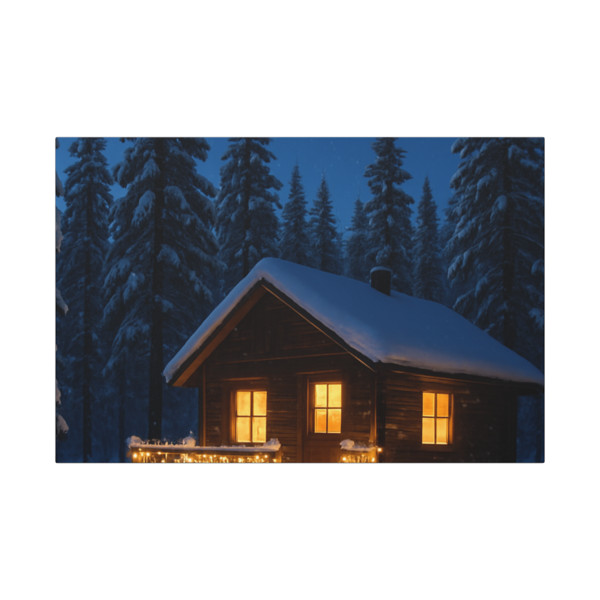 Joyful Winter Wonderland - Canvas Art Wraps, 1.6"