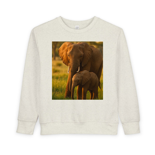 Dramatic Elephant Guardian - Toddler Sweatshirt