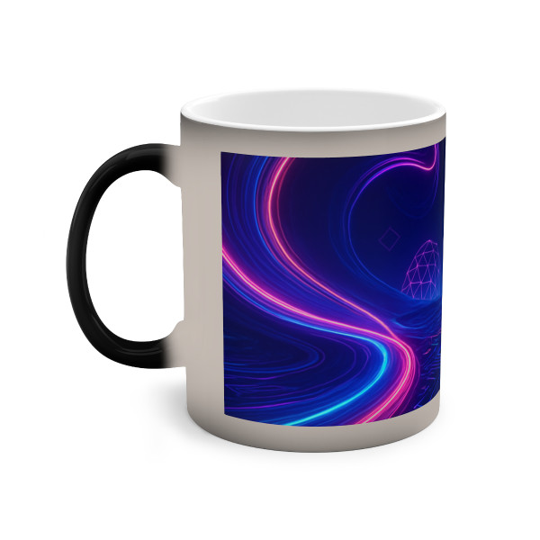 Digital Dreamscape - Color-Changing Mug, 11oz