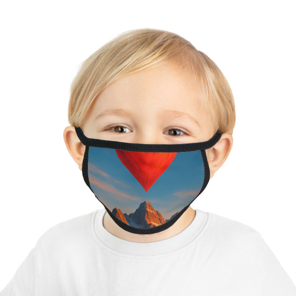 Brave Heart Rising - Kid's Face Mask