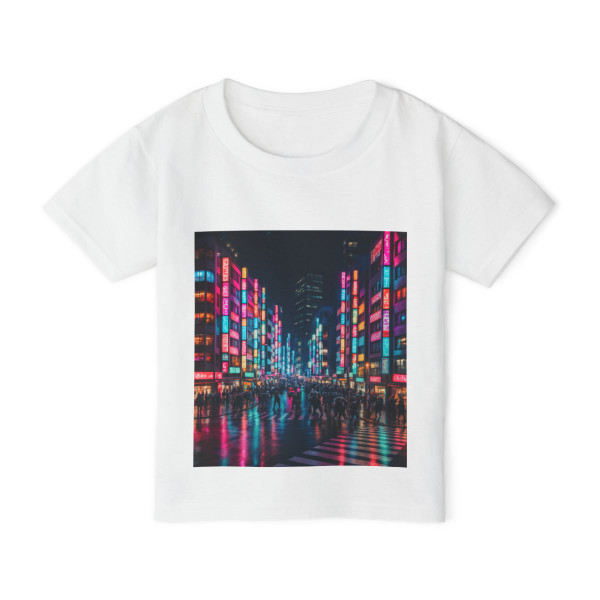 Tokyo Neon Streets - Heavy Cotton™ Toddler T-shirt