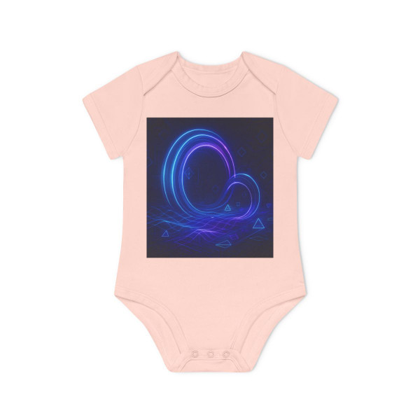 Digital Dreamscape - Baby Organic Short Sleeve Bodysuit