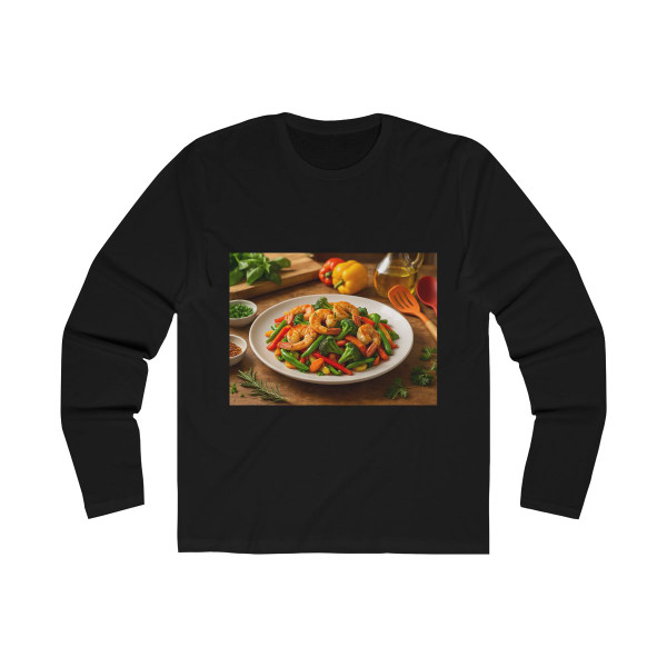 Flavorful Journeys - Men's Long Sleeve Crew Tee