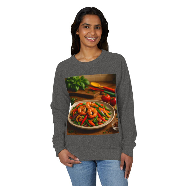 Flavorful Journeys - Unisex French Terry Raglan Crewneck