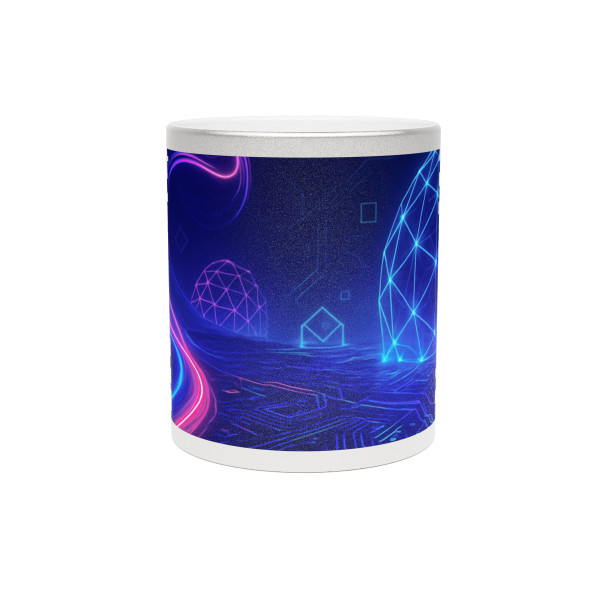 Digital Dreamscape - Metallic Mug (Silver\Gold)