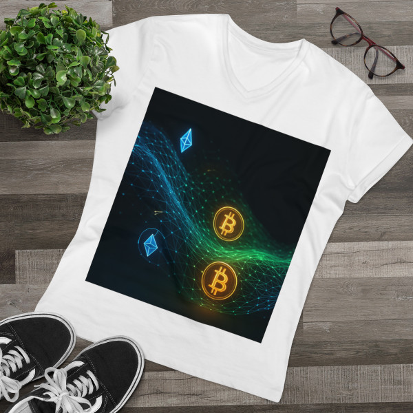 Digital Currency Wave - Men’s Presenter V-neck
