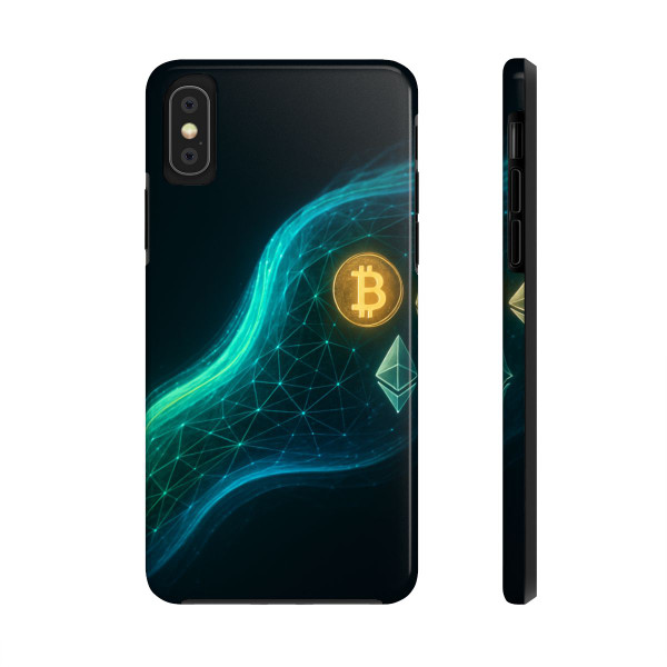 Digital Currency Wave - Tough Phone Cases