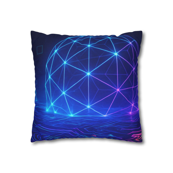 Digital Dreamscape - Spun Polyester Square Pillowcase