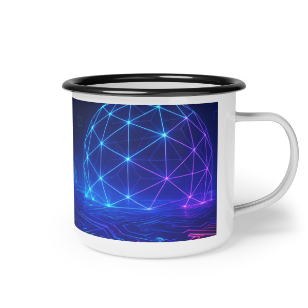 Digital Dreamscape - Enamel Camp Cup