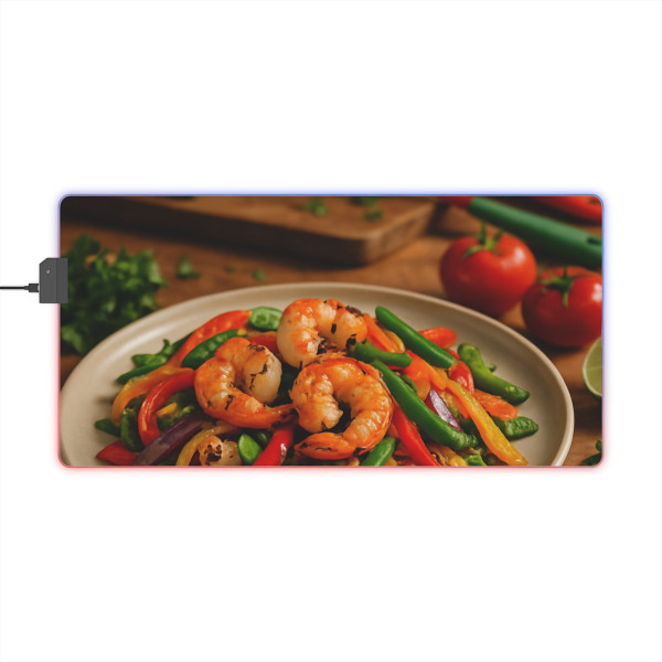 Flavorful Journeys - LED Gaming Mouse Pad Flavorful Journeys - LED Gaming Mouse Pad