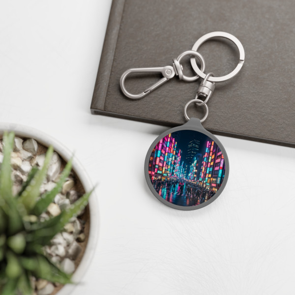 Tokyo Neon Streets - Keyring Tag