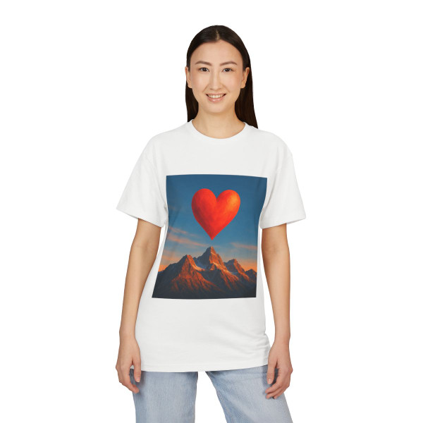 Brave Heart Rising - Unisex Sueded T-Shirt Brave Heart Rising - Unisex Sueded T-Shirt