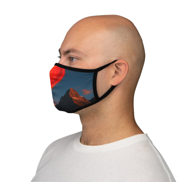 Brave Heart Rising - Fitted Polyester Face Mask