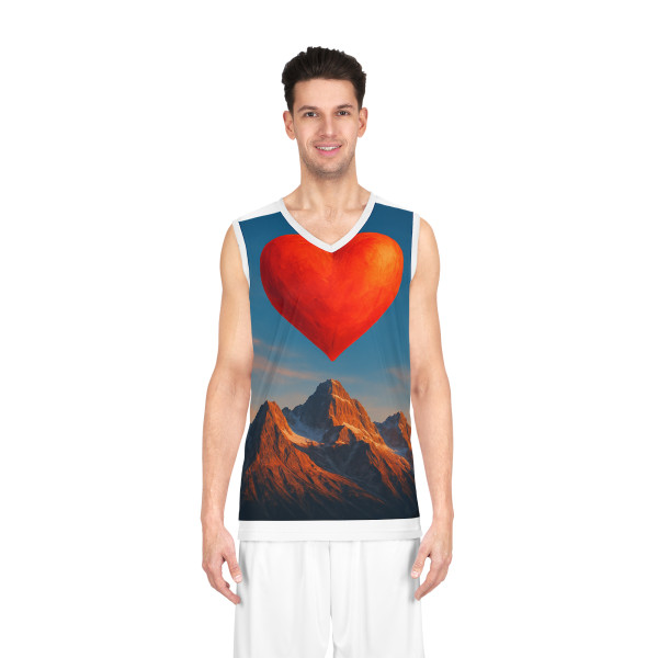 Brave Heart Rising - Basketball Jersey (AOP) Brave Heart Rising - Basketball Jersey (AOP)