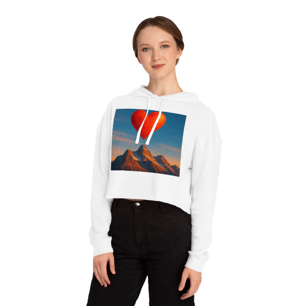 Brave Heart Rising - Women’s Cropped Hooded Sweatshirt