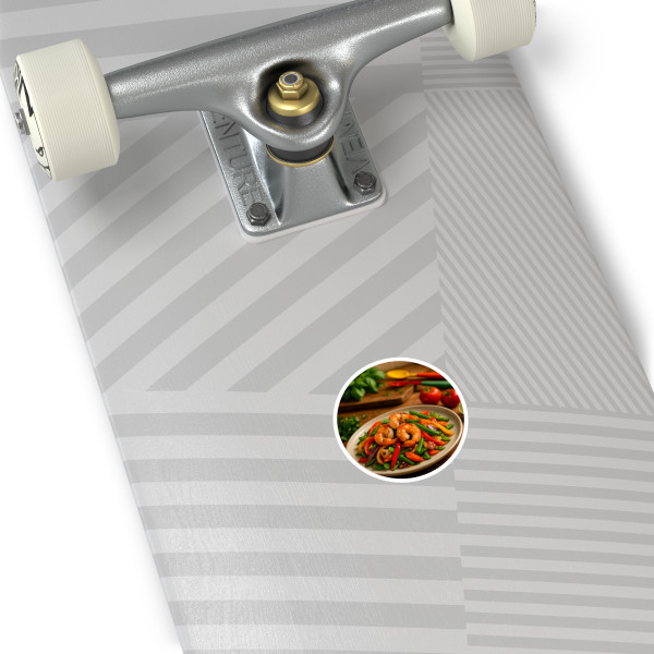 Flavorful Journeys - Round Stickers, Indoor\Outdoor