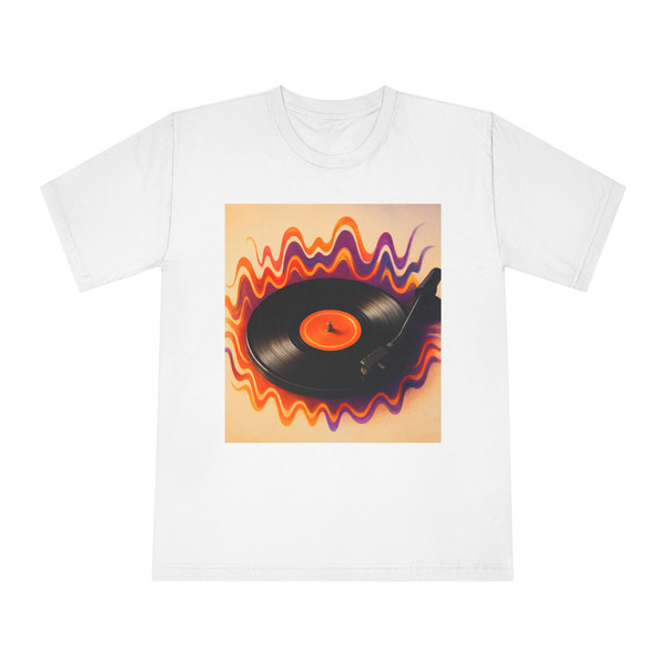 Groovy Vinyl Escape - Unisex Classic Crewneck T-Shirt