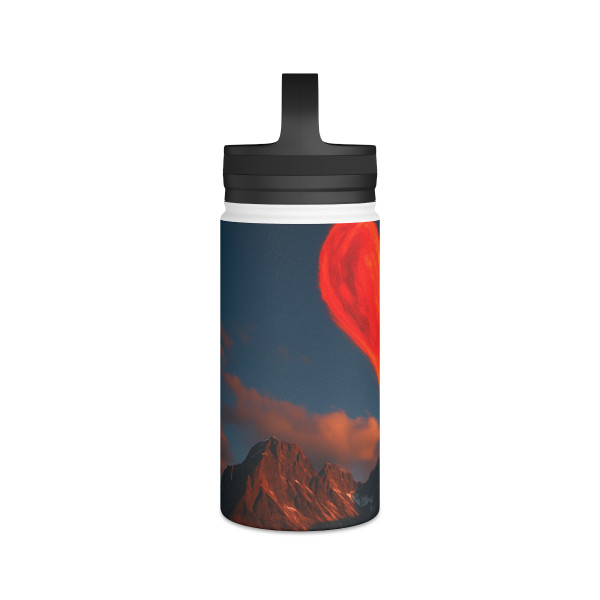 Brave Heart Rising - Stainless Steel Water Bottle, Handle Lid