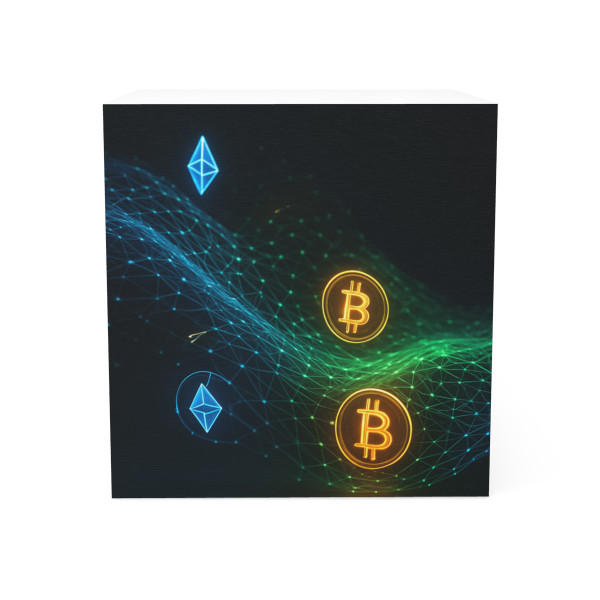 Digital Currency Wave - Note Cube