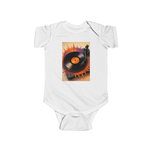 Groovy Vinyl Escape - Infant Fine Jersey Bodysuit