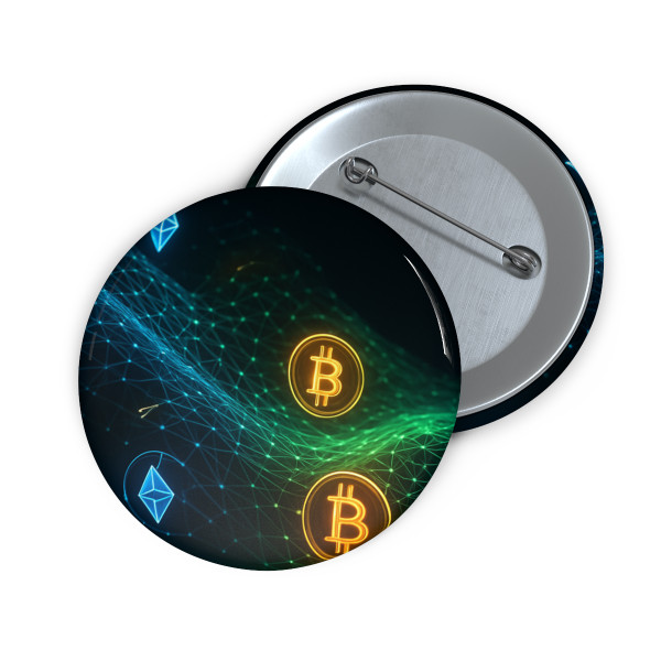 Digital Currency Wave - Custom Pin Buttons