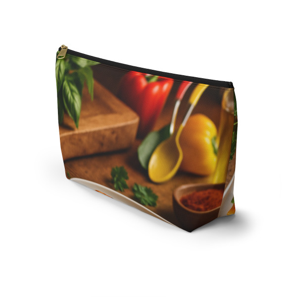 Flavorful Journeys - Accessory Pouch w T-bottom