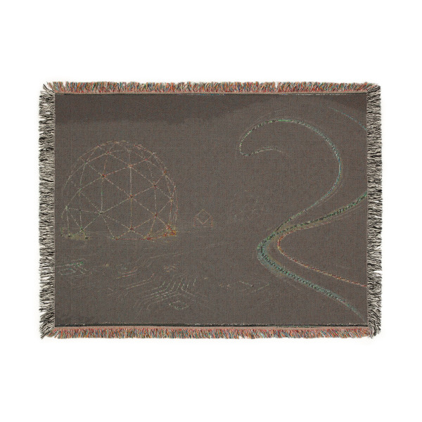 Digital Dreamscape - Woven Blanket