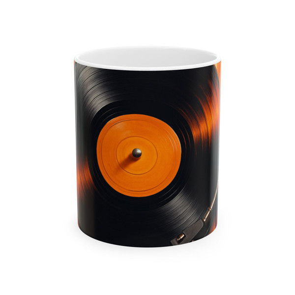 Groovy Vinyl Escape - Ceramic Mug, (11oz, 15oz)