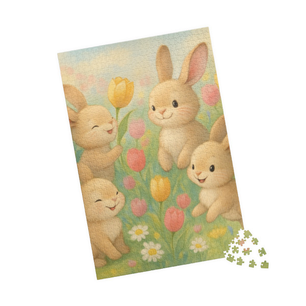 Bunny Blossom Parade - Puzzle (110, 252, 520, 1014-piece)
