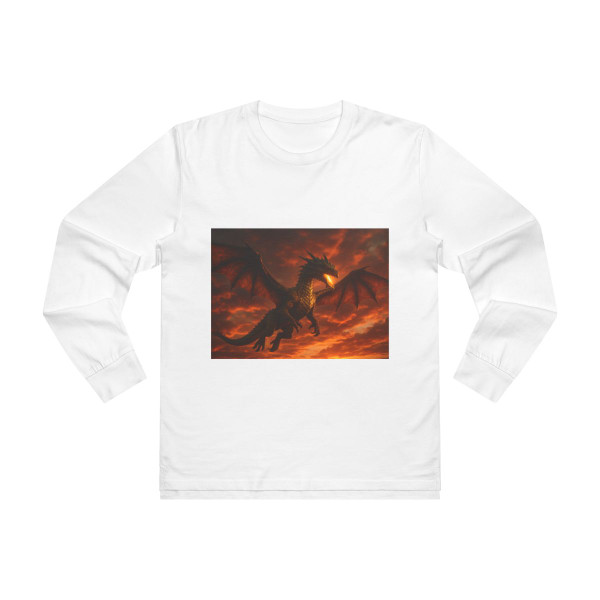 Golden Ember Serpent - Men’s Base Longsleeve Tee 