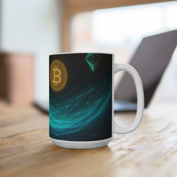 Digital Currency Wave - Mug 15oz