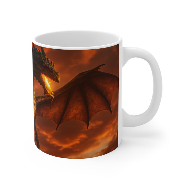 Golden Ember Serpent - Ceramic Mugs (11oz\15oz\20oz)